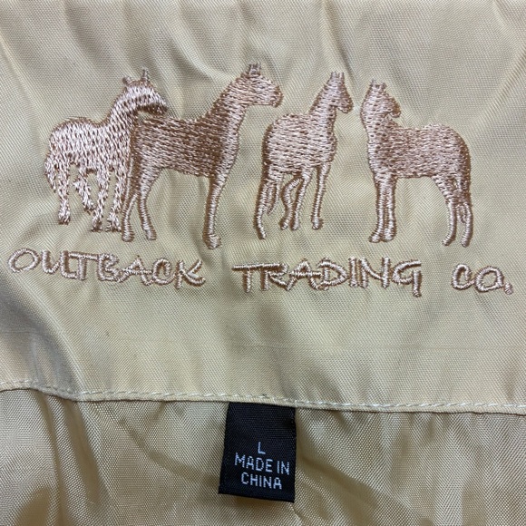 Women's Quilted Tan Vest - Picture 3 of 3